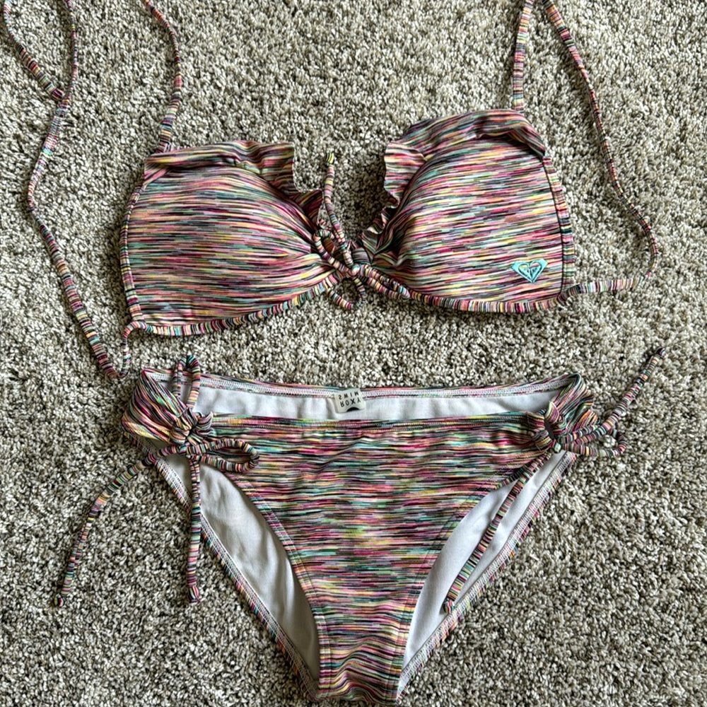 Roxy swim 2 piece size medium